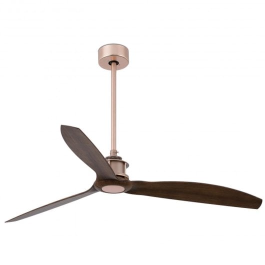 Faro Just Fan Deckenventilator mit Fernbedienung 32W Kupfer/Holz