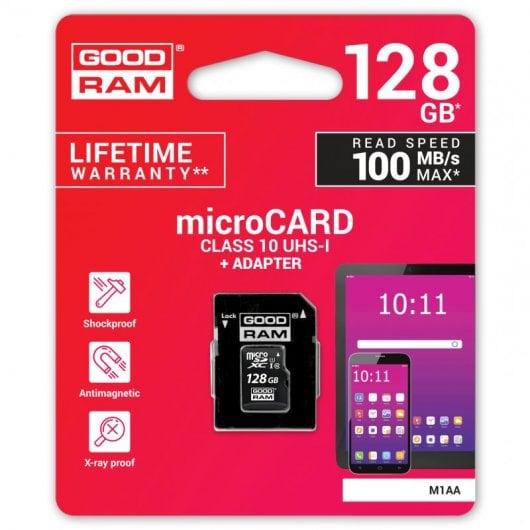 GoodRam microCARD MicroSDXC 128GB UHS-I Classe 10 U1