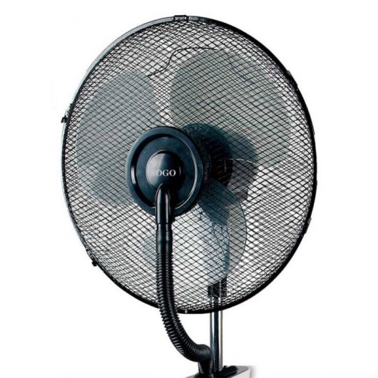 Sogo Ventilador Nebulizador de Pie con Mando 90W Negro/Blanco