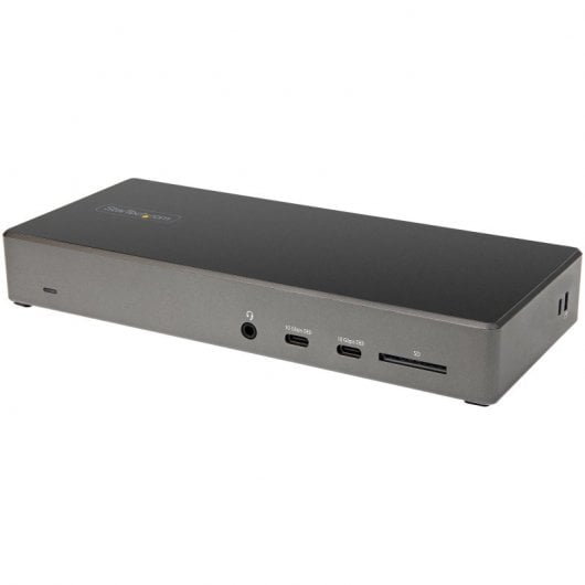 StarTech.com DK31C2DHSPDUE laptop-dockingstation & portreplikator Kabelgebunden USB 3.2 Gen 2 (3.1 Gen 2) Type-C Schwarz, Grau