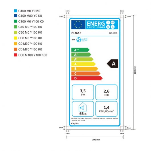 Sogo AIR-SS-1296 Aire Acondicionado Portátil 3000 Frigorías