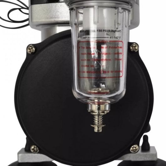 VidaXL Mini Compresor de Aerógrafo 3L 125W + 2 Pistolas