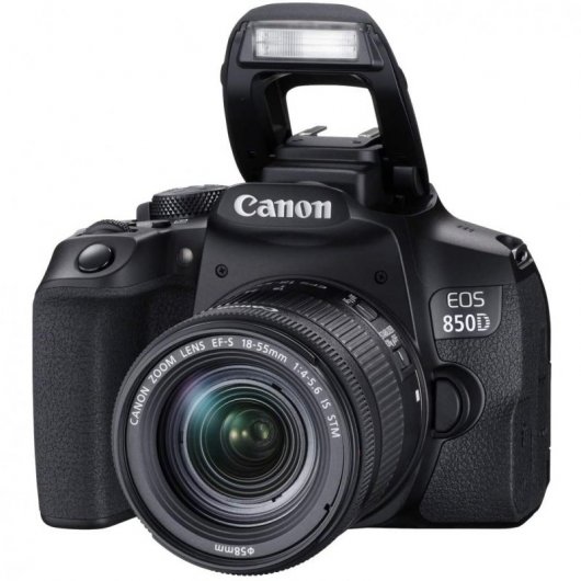 Canon EOS 850D 24.1MP WiFi + Objetivo EF-S 18-55mm F4-5.6 IS STM