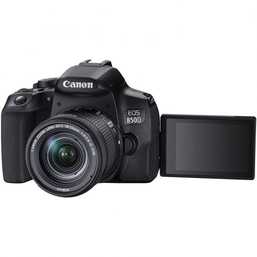 Canon EOS 850D 24.1MP WiFi + Objetivo EF-S 18-55mm F4-5.6 IS STM