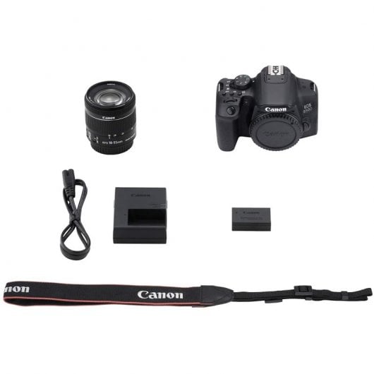 Canon EOS 850D 24.1MP WiFi + Objetivo EF-S 18-55mm F4-5.6 IS STM