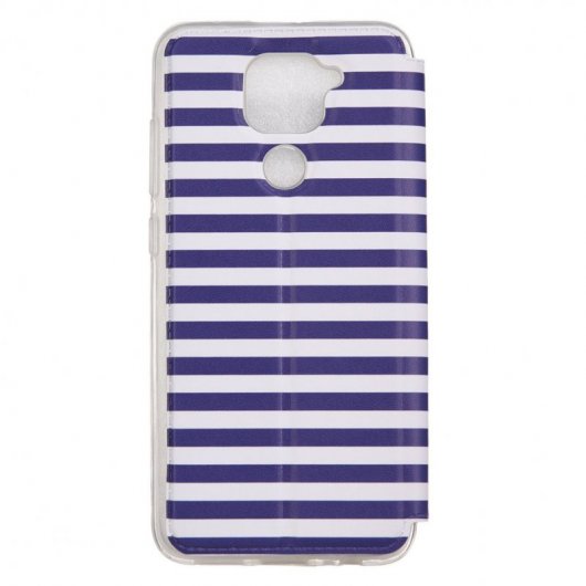Funda Libro Rayas para Xiaomi Redmi Note 9