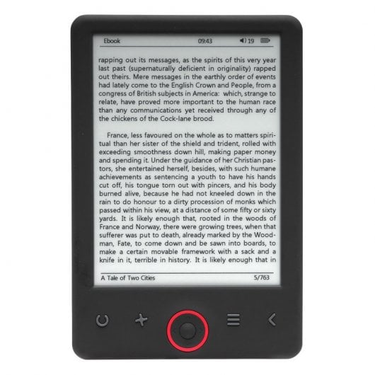 Denver EBO-625 eReader 6" 4GB Negro