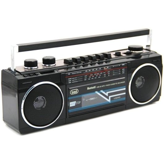 Radio Cassette Trevi RR 501 BT Bluetooth USB SD 4 bandes Noir