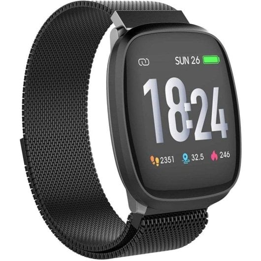 Trevi T-FIT 260 HB Bluetooth GPS 33mm LCD Preto Resistente à Água IP68 SpO2 Pulsómetro