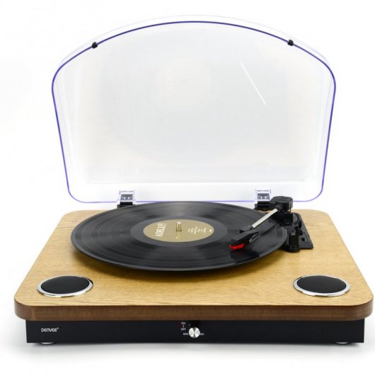 Denver VPL-210 Tocadiscos Retro Madera