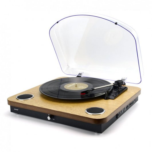 Denver VPL-210 Tocadiscos Retro Madera