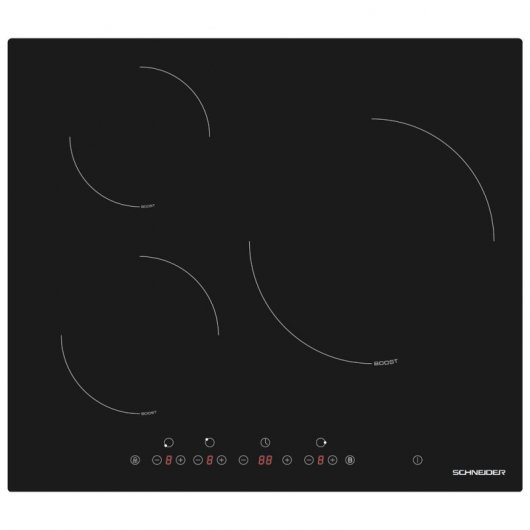 Schneider SCTI6030N1/1 Placa Inducción 3 Zonas 60cm Negra