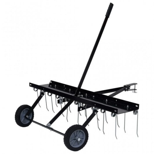 VidaXL Escarificador para Cortacésped 100cm Negro