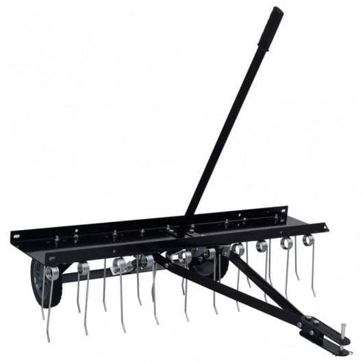 VidaXL Escarificador para Cortacésped 100cm Negro