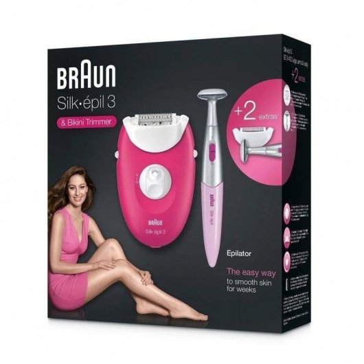 Braun Silk-Epil 3 3-420 Depiladora + 2 Accesorios
