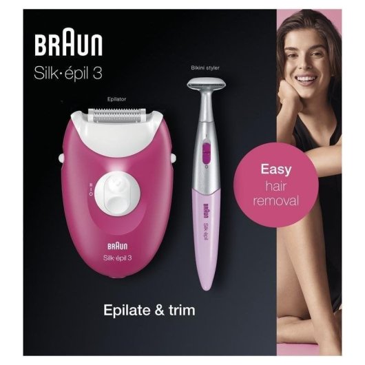 Braun Silk-Epil 3 3-420 Depiladora + 2 Accesorios