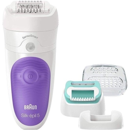 Epilierer Braun Silk-épil 5 5-880 Kabellos 2 Stufen 5 Aufsätze Wet & Dry