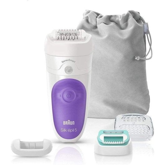 Epilierer Braun Silk-épil 5 5-880 Kabellos 2 Stufen 5 Aufsätze Wet & Dry