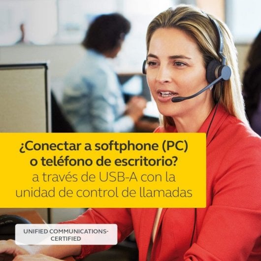 Jabra Biz 2300 UC Headset Monoaural USB Preto