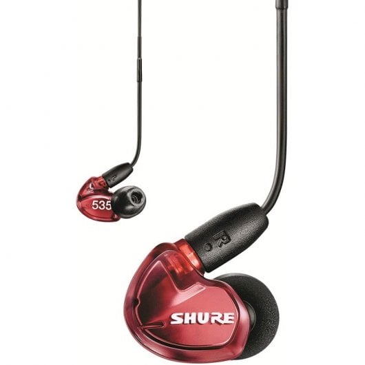 Shure SE535 Auriculares con Micrófono Rojo