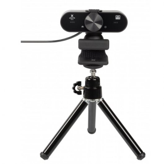 Xtorm Worx Quad-HD 2K Webcam con Trípode