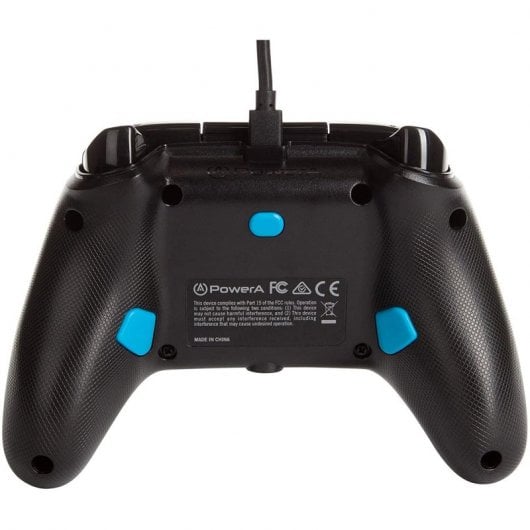 Manette filaire Power A Hint Noir/Bleu pour Xbox Series X / S / Xbox One / PC