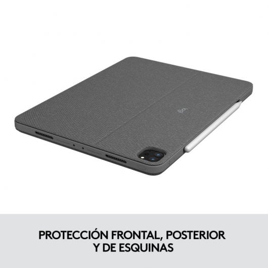 Étui clavier Logitech Combo Touch gris pour iPad Pro 12,9" (5e/6e génération)