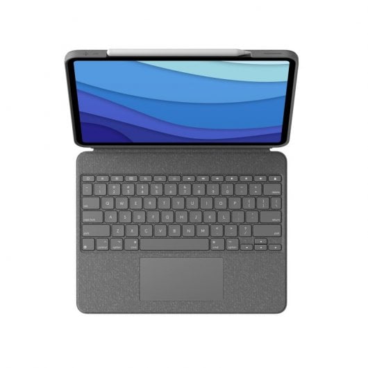 Étui clavier Logitech Combo Touch gris pour iPad Pro 12,9" (5e/6e génération)