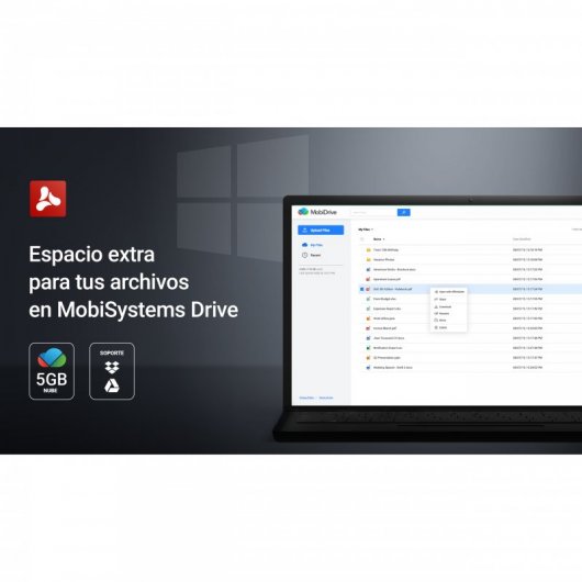 MobiSystems PDF Extra 2021 Editor de PDF Profesional. Licencia Permanente