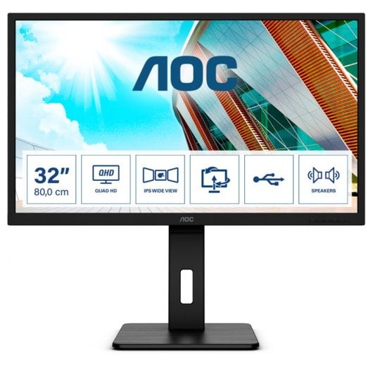 AOC Q32P2 31,5" LED IPS QuadHD 75Hz