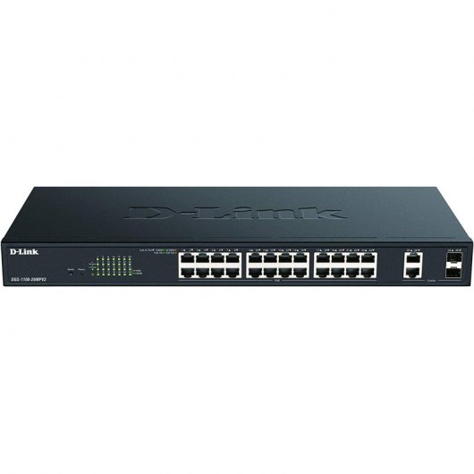 D-Link DGS-1100-26MPV2 Switch 26 Puertos Gigabit + 2 SFP