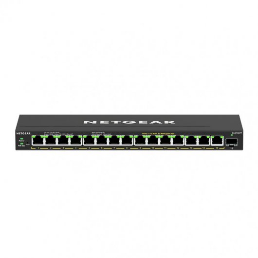 Netgear GS316EPP Switch 15 Gigabit-Ports + 1 SFP