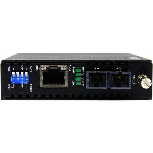 StarTech.com ET91000SC2 convertitore multimediale di rete 2000 Mbit/s 850 nm Modalità multipla Nero