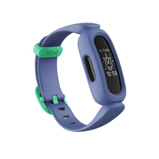 Bracelet d'activité Fitbit Ace 3 Bluetooth PMOLED Bleu Vert autonomie 8 jours suivi activité enfant