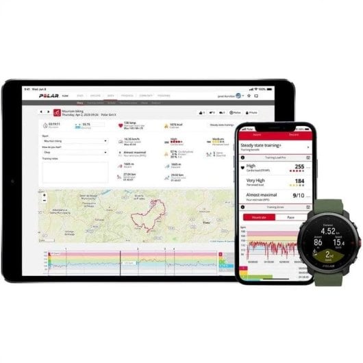 Polar Grit X Outdoor Multisport SmartWatch Negro/Verde