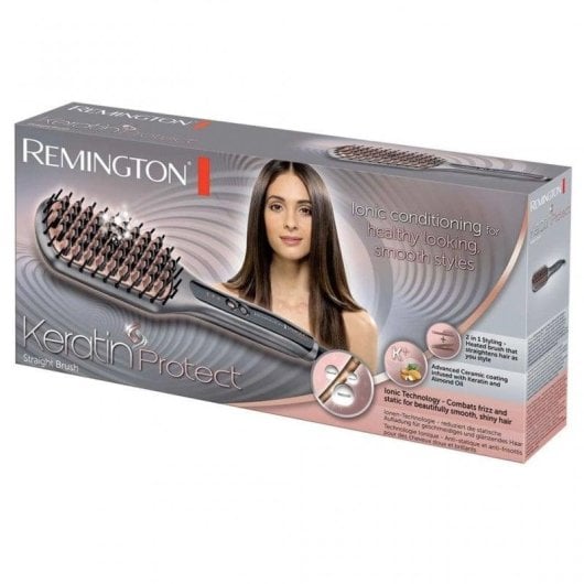 Remington Keratin Protect CB7480 Cepillo Alisador 2 en 1