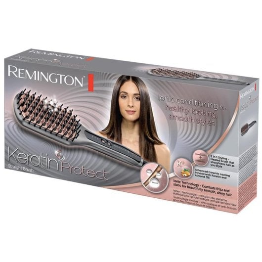 Remington Keratin Protect CB7480 Cepillo Alisador 2 en 1