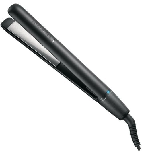 Prancha de Cabelo Cerâmica Turmalina Remington Ceramic Glide 230 S3700 230ºC 8 Definições Desligamento Automático Placas Flutuantes Preto