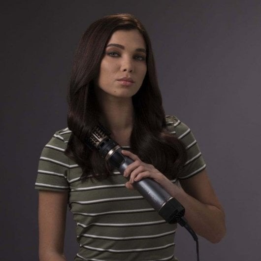 Spazzola Modellante Remington Keratin Protect AS8810 1000W Ceramica Cheratina 2 Temperature Accessori Aria Fredda Argento Oro