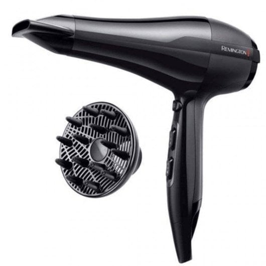 Secador de Cabelo Iónico Profissional Remington Pro-Air AC5999 2300W 3 Temperaturas 2 Velocidades com Acessórios Preto