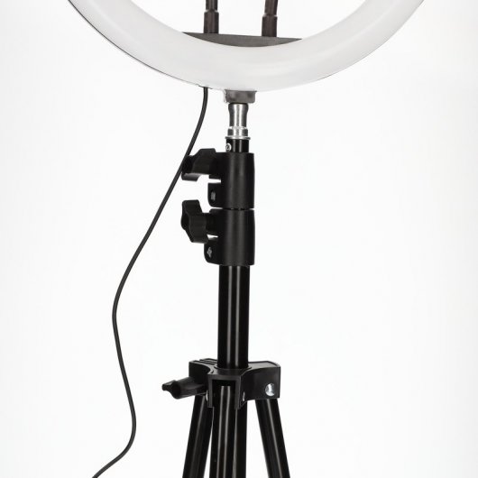 Mobile Tech Kit Studio Live Remote Aro de Luz 12" com Tripé Chão 1.6m para Smartphone + Comando
