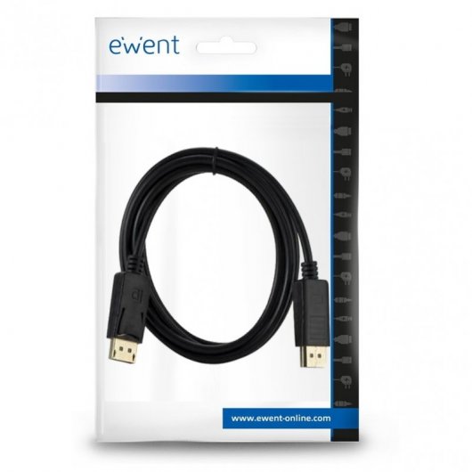 Ewent Cable Displayport V1.2 4K Macho/Macho 1m Negro