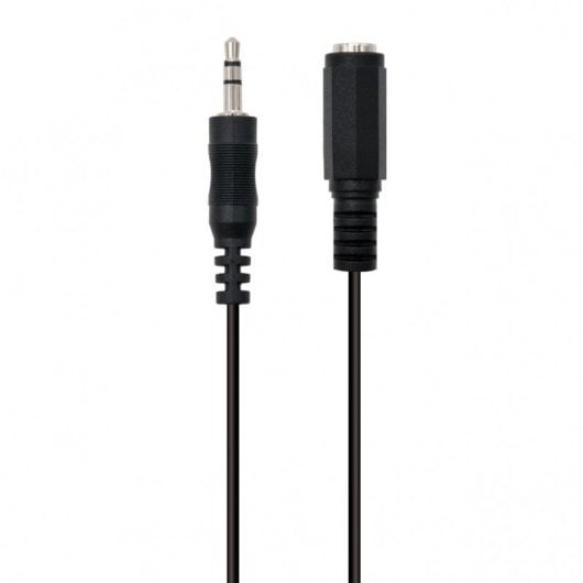 Ewent Kabelstecker 3,5 mm Stecker/Buchse 5 m Schwarz