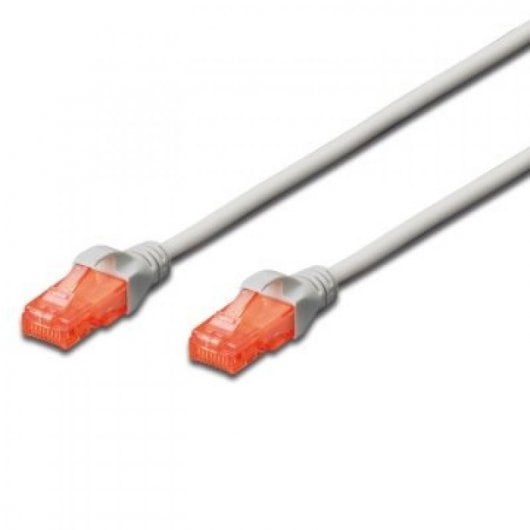 Ewent Cable de Red RJ45 Cat 6 U/UTP 50cm Gris