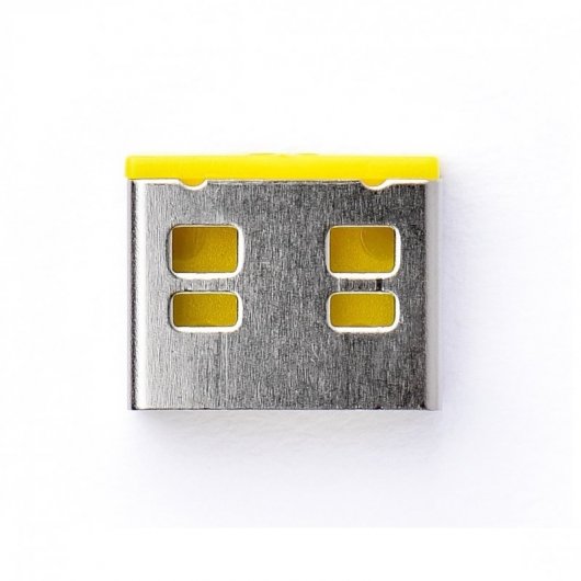 Smart Keeper Pack 6 Bloqueos para Puertos USB + Llave de Seguridad Amarillo