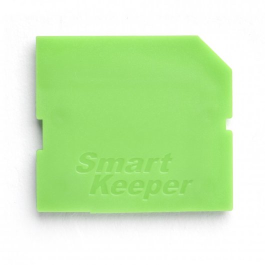 Smart Keeper Pack Lucchetti a 4 porte per schede SD + Mini chiave di sicurezza verde