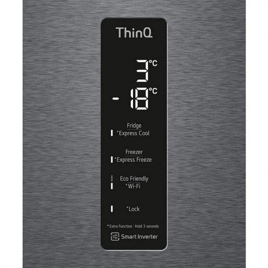 Réfrigérateur LG GBP62DSXGC Combi D en acier inoxydable