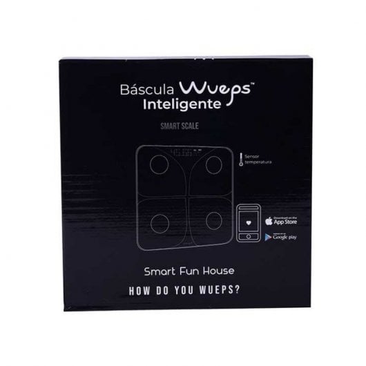 Wueps BioFit Balance Báscula Inteligente Negra