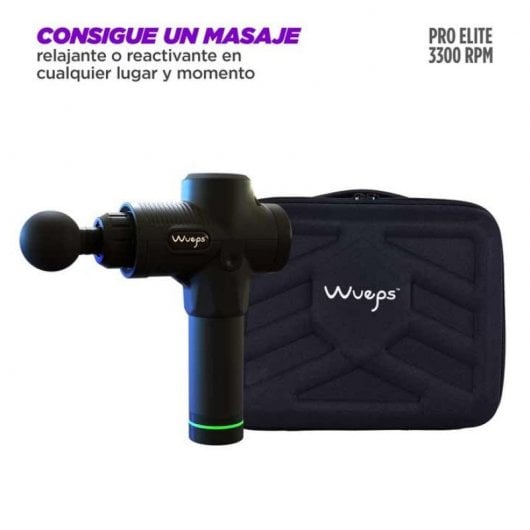Wueps Elite-Pro 3300 Pistola de Masaje Profesional