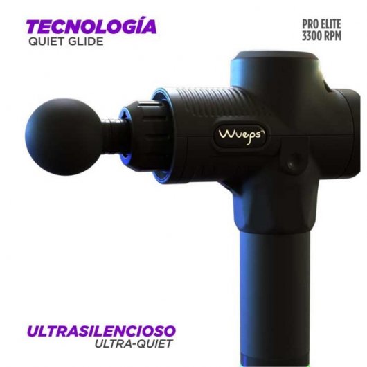 Wueps Elite-Pro 3300 Pistola de Masaje Profesional